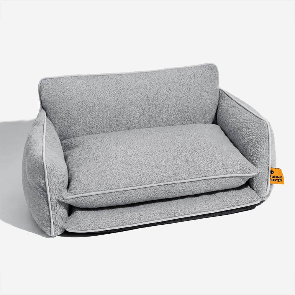 Bed Cover - Soft Faux Lambswool Double Layer Dog & Cat Sofa Bed – Bed Cover (view 7) | Petix pet supplies for dogs and cats
