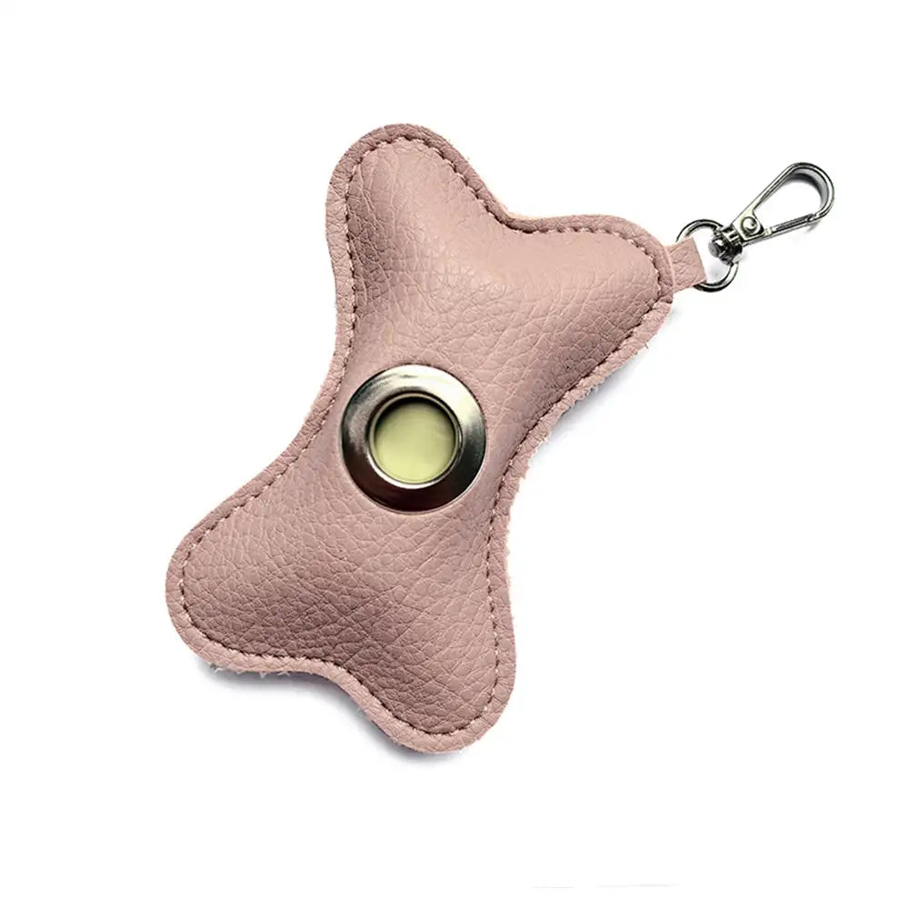 Bone-shaped Portable PU Leather Dog Poop Bag Dispenser – Pet Waste Bags & Dispensers &… | Petix pet supplies for dogs and cats