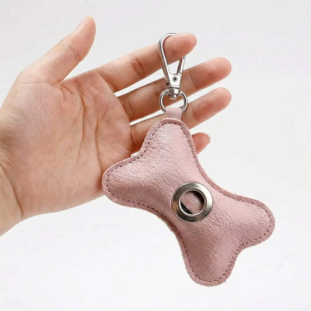 Bone-shaped Portable PU Leather Dog Poop Bag Dispenser – Pet Waste Bags & Dispensers &… | Petix pet supplies for dogs and cats