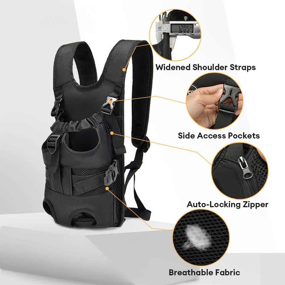 Breathable and Adjustable Portable Front-Hugging Backpack Dog Travel Bag – Pet Carrier… | Petix pet supplies for dogs and cats