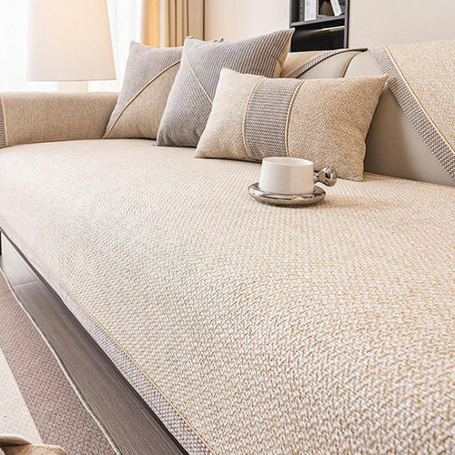 Breathable Woven Cotton Linen Non-Slip Couch Cover – Couch Cover (main) | Petix pet supplies for dogs and cats