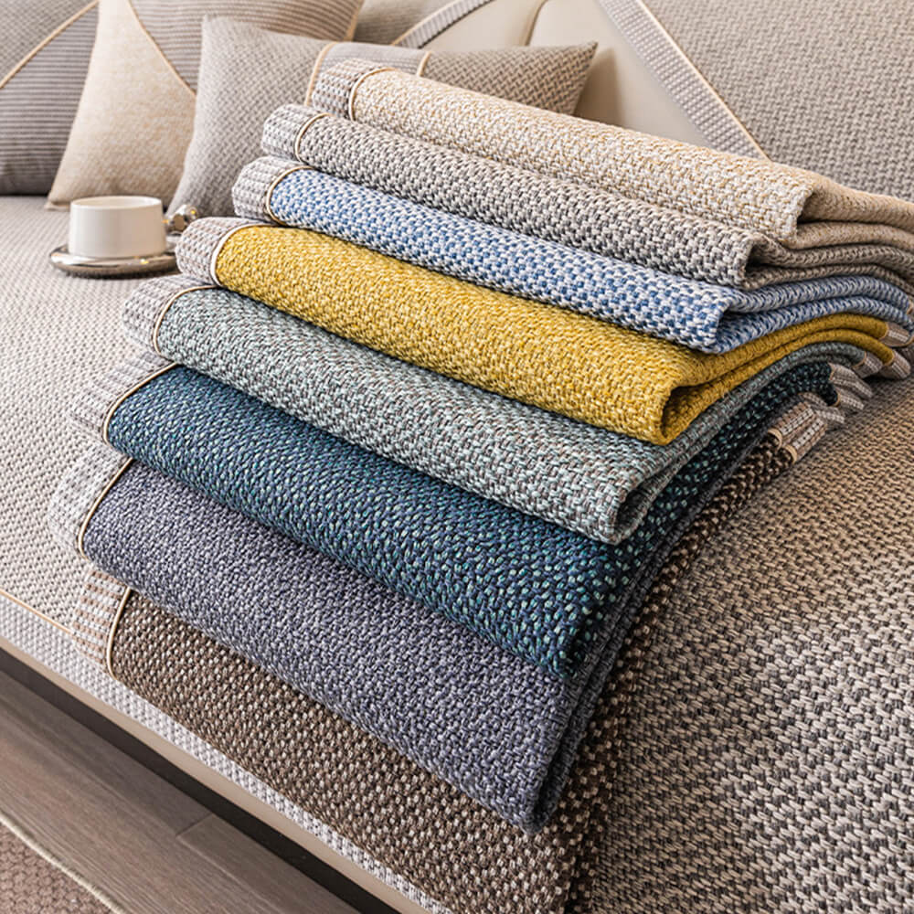 Breathable Woven Cotton Linen Non-Slip Outdoor Couch Cover – Couch Cover (view 10) | Petix pet supplies for dogs and cats