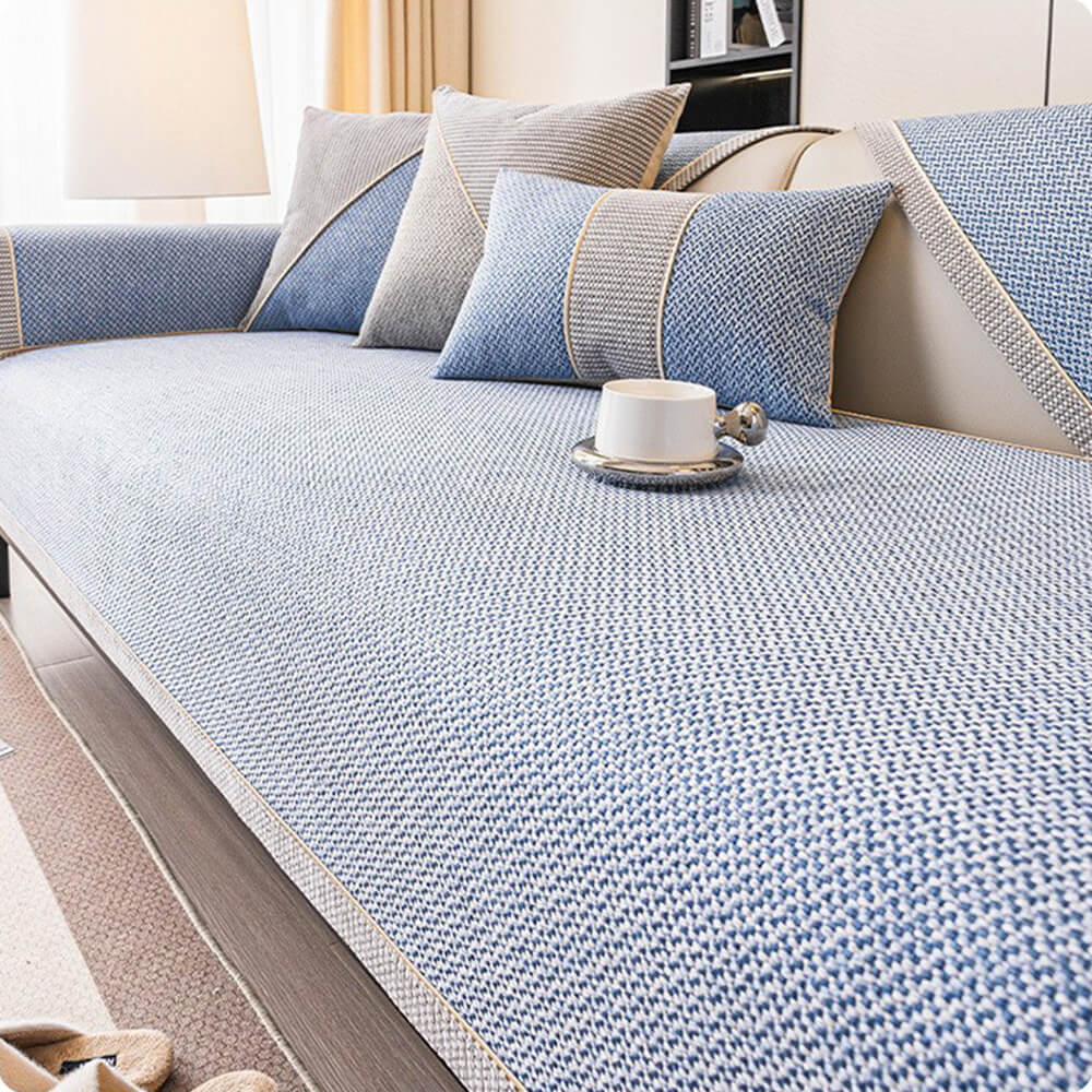 Breathable Woven Cotton Linen Non-Slip Outdoor Couch Cover – Couch Cover (view 7) | Petix pet supplies for dogs and cats