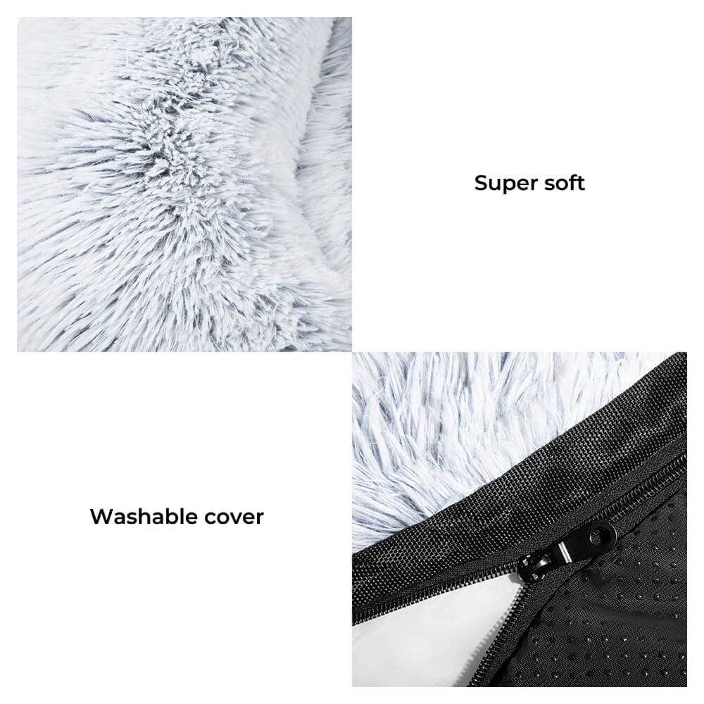 Calming Furniture Protector Dog Bed - Fuzzy Backrest – Couch Cover (view 3) | Petix pet supplies for dogs and cats