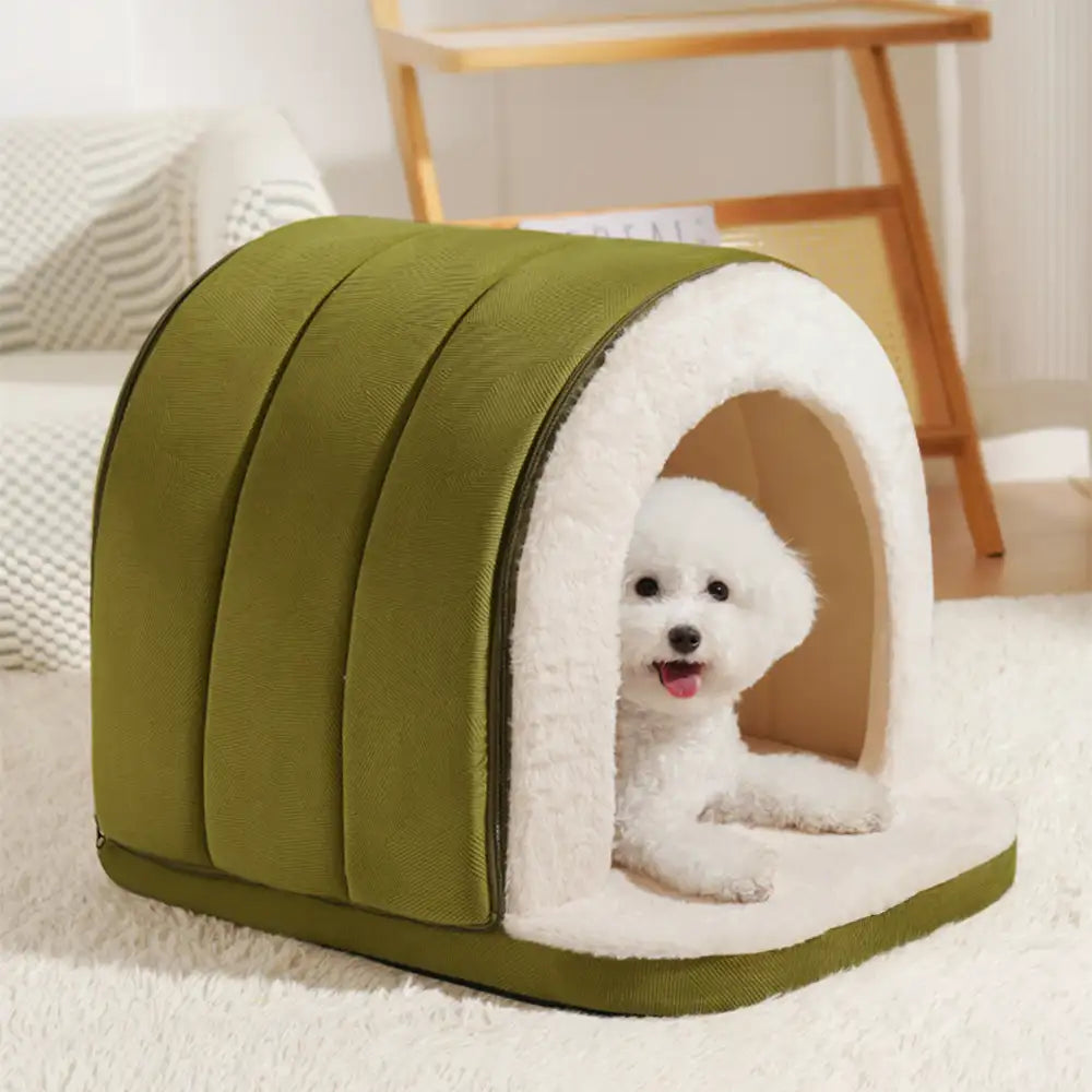 Cave-Style Warm Deep Sleeping Snug Cat Cave Dog House – Dog Beds (main) | Petix pet supplies for dogs and cats