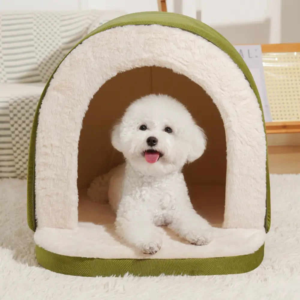 Cave-Style Warm Deep Sleeping Snug Cat Cave Dog House – Dog Beds (view 11) | Petix pet supplies for dogs and cats