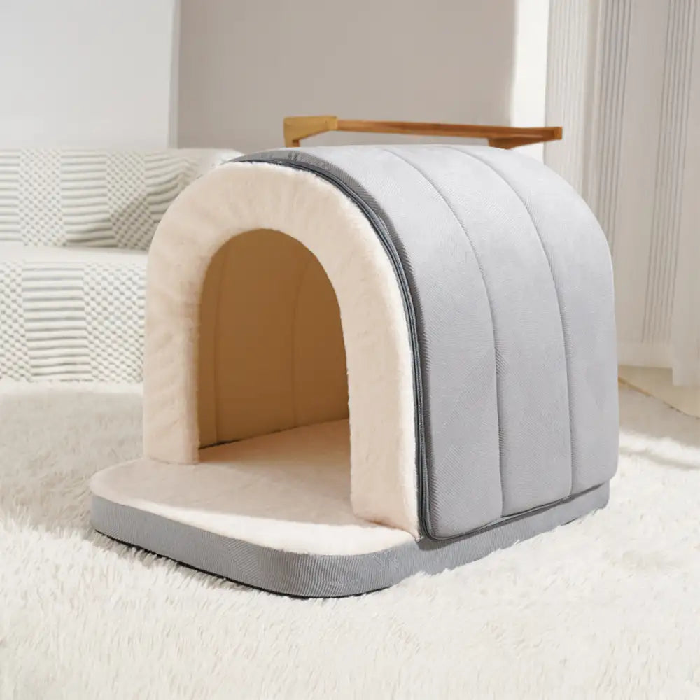 Cave-Style Warm Deep Sleeping Snug Cat Cave Dog House – Dog Beds (view 14) | Petix pet supplies for dogs and cats