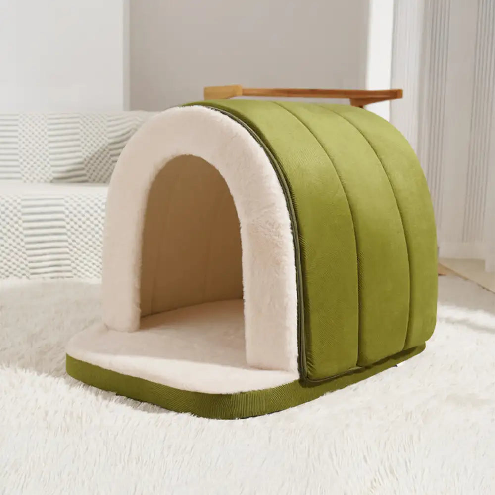 Cave-Style Warm Deep Sleeping Snug Cat Cave Dog House – Dog Beds (view 15) | Petix pet supplies for dogs and cats