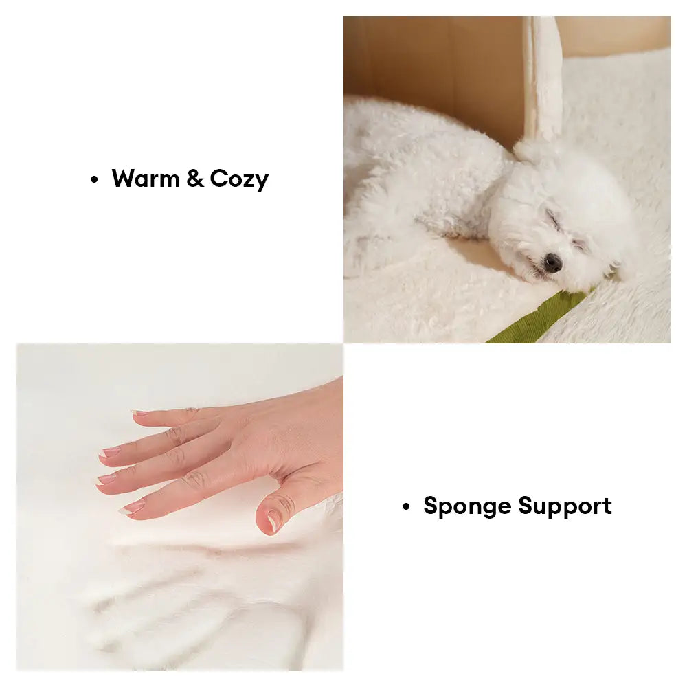 Cave-Style Warm Deep Sleeping Snug Cat Cave Dog House – Dog Beds (view 7) | Petix pet supplies for dogs and cats