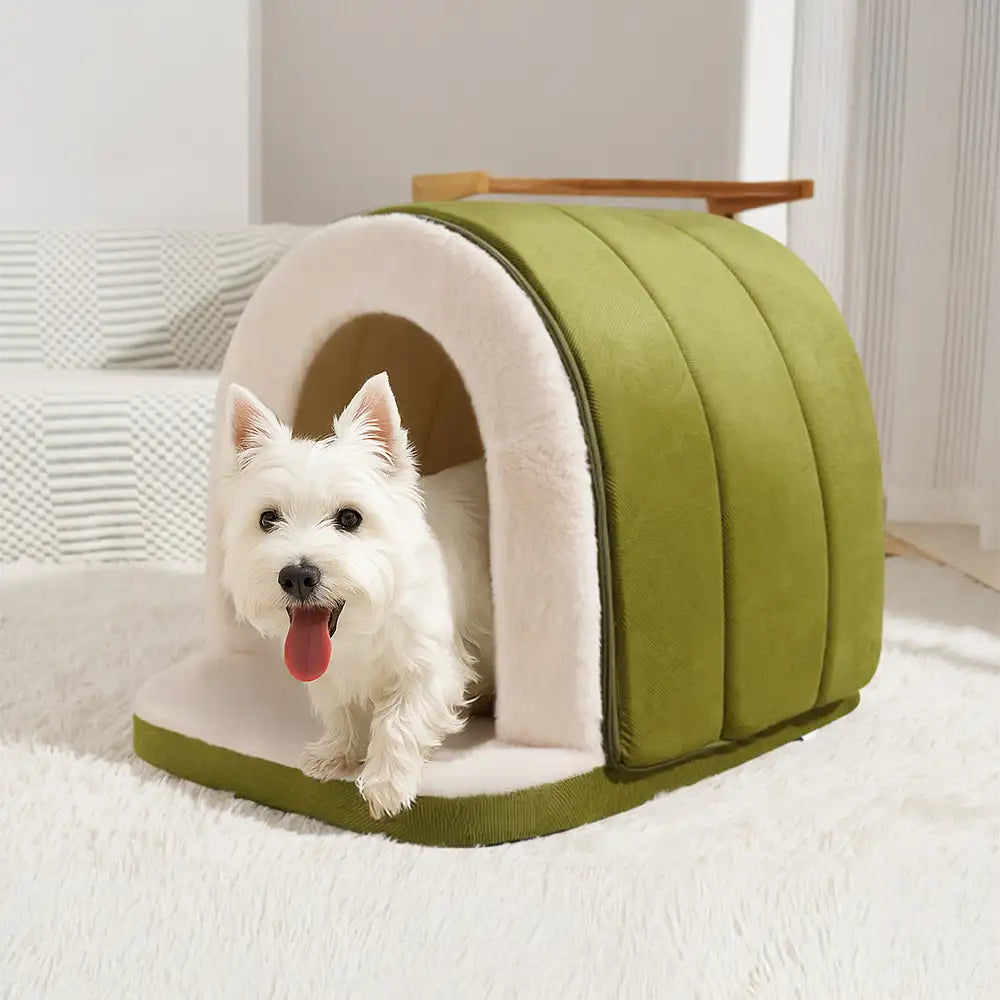 Cave-Style Warm Deep Sleeping Snug Cat Cave Dog House – Dog Beds (view 8) | Petix pet supplies for dogs and cats