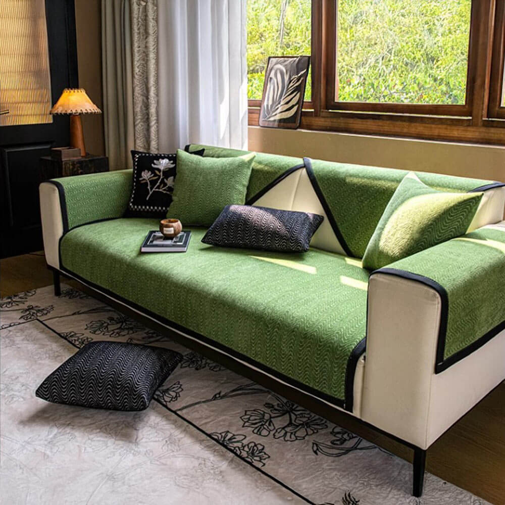 Chenille Anti-Slip Cat-Scratch Resistant Wavy Texture Premium Couch Cover – Couch Cove… | Petix pet supplies for dogs and cats