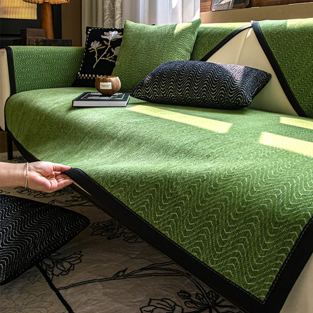 Chenille Anti-Slip Cat-Scratch Resistant Wavy Texture Premium Couch Cover – Couch Cove… | Petix pet supplies for dogs and cats