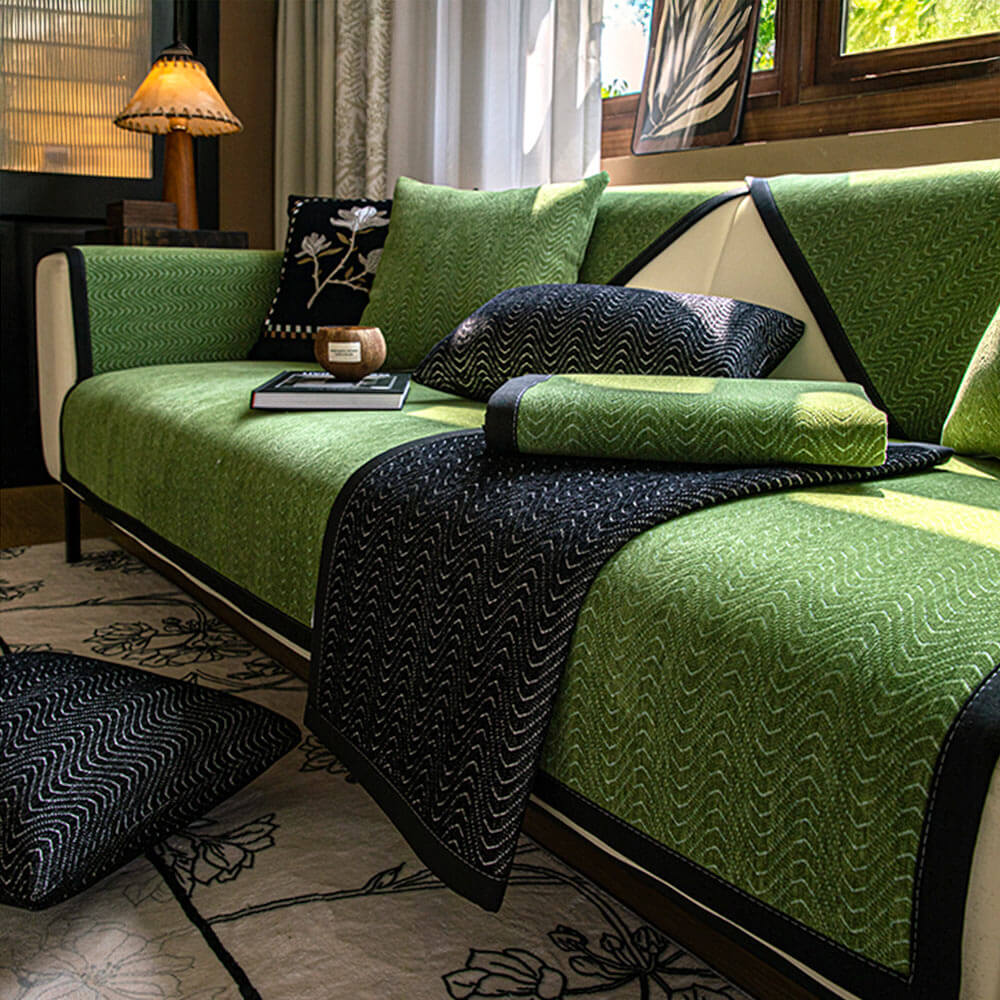Chenille Anti-Slip Cat-Scratch Resistant Wavy Texture Premium Couch Cover – Couch Cove… | Petix pet supplies for dogs and cats