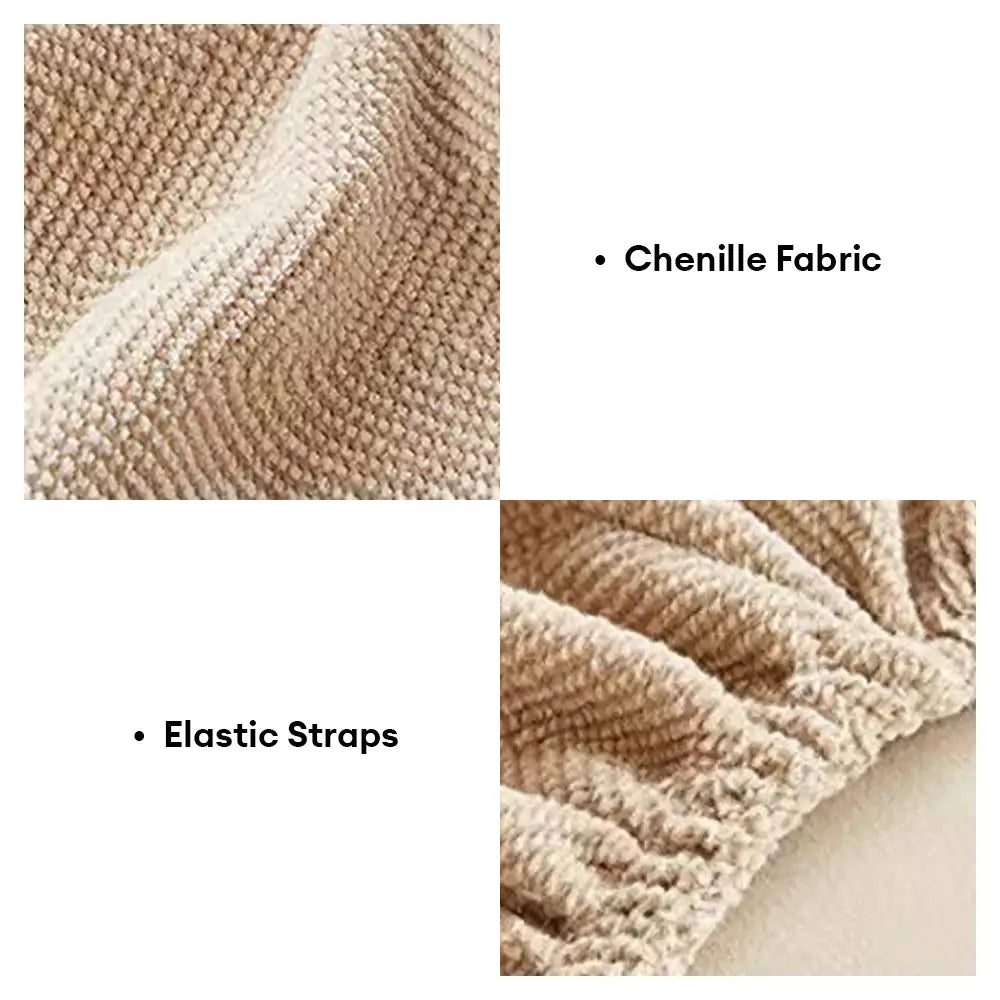Chenille Herringbone Elastic Full-Coverage Recliner Couch Cover – Couch Cover (view 10) | Petix pet supplies for dogs and cats