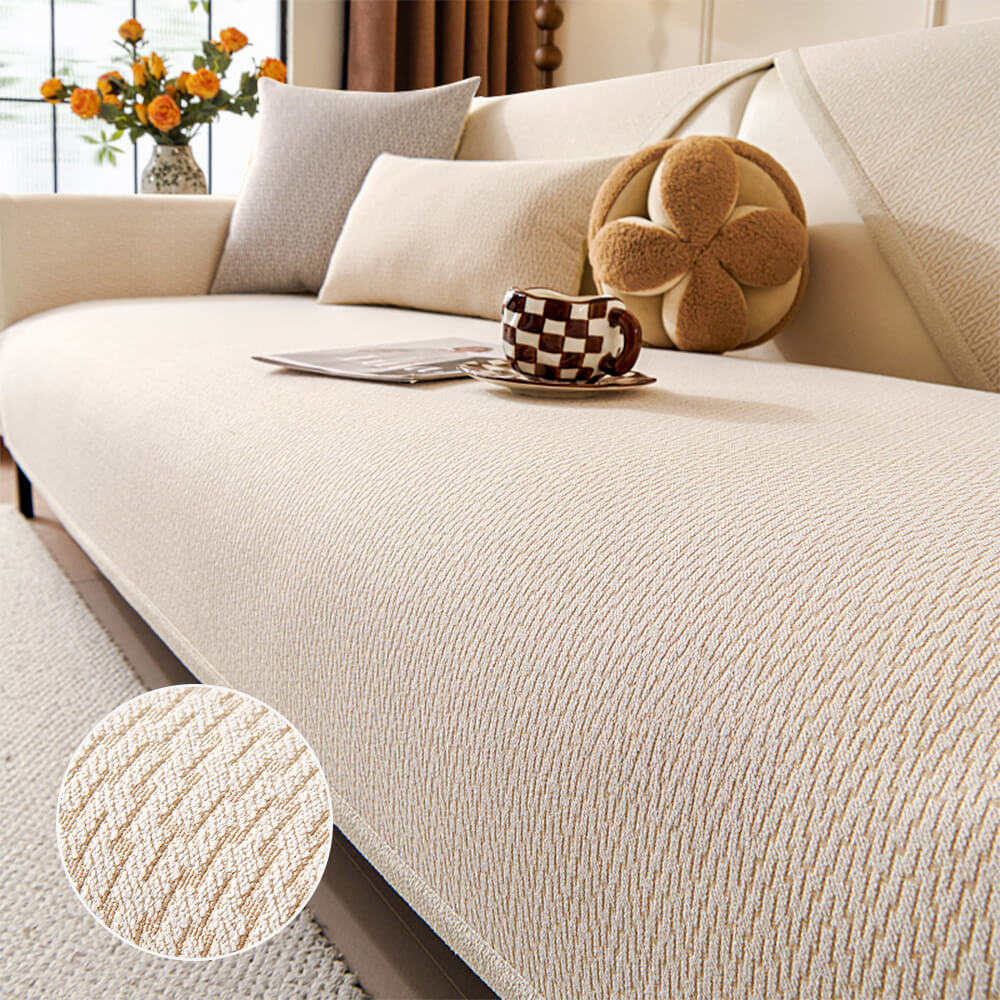 Chenille Minimalist Anti-Slip Fabric with Cat Scratch-Resistant Design Couch Cover – C… | Petix pet supplies for dogs and cats
