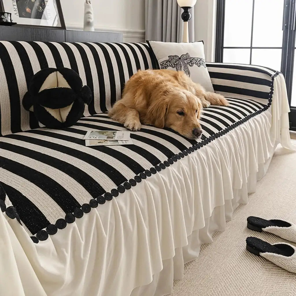 Chenille Scratch-resistant Pet-friendly Sofa Protector Non-slip Couch Cover – Couch Co… | Petix pet supplies for dogs and cats