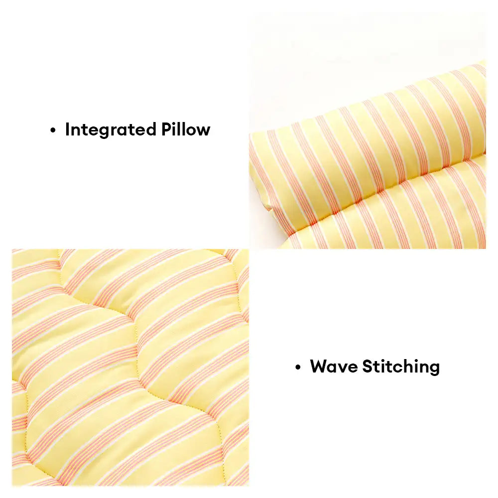 Color-Blocked Striped Breathable Double-Sided Soft Pet Mat – Dog Beds (view 6) | Petix pet supplies for dogs and cats