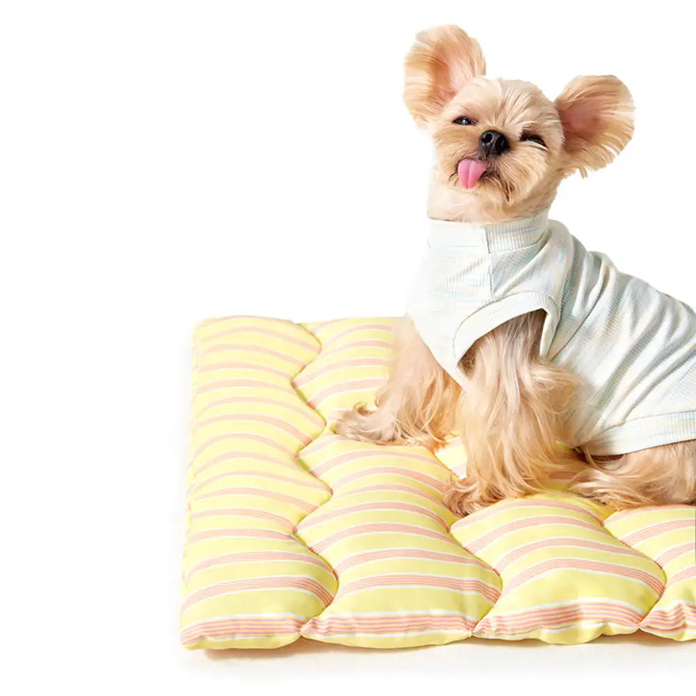 Color-Blocked Striped Breathable Double-Sided Soft Pet Mat – Dog Beds (view 7) | Petix pet supplies for dogs and cats
