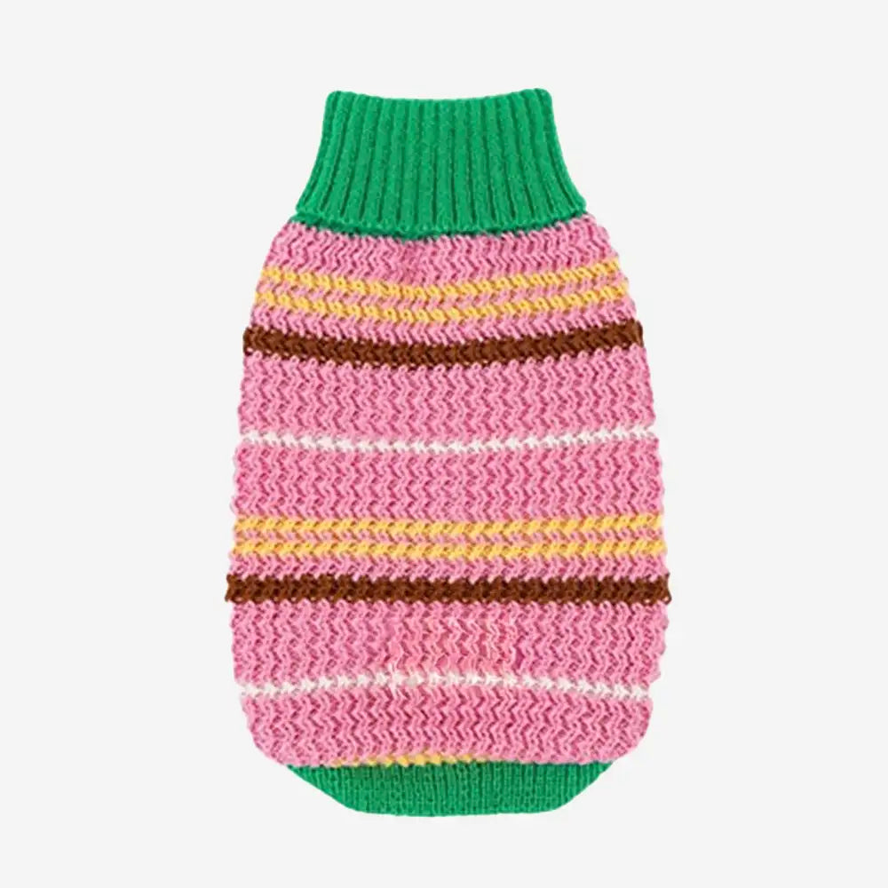 Color Blocked Striped Dog Sweater For Small Dogs – Dog Apparel (view 16) | Petix pet supplies for dogs and cats