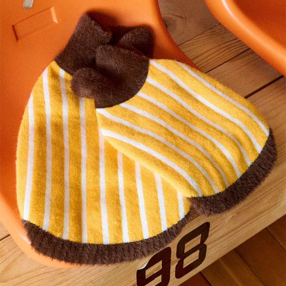 Color Blocked Striped Polo Collar Dog Sweater For Small Dogs – Dog Apparel (view 6) | Petix pet supplies for dogs and cats