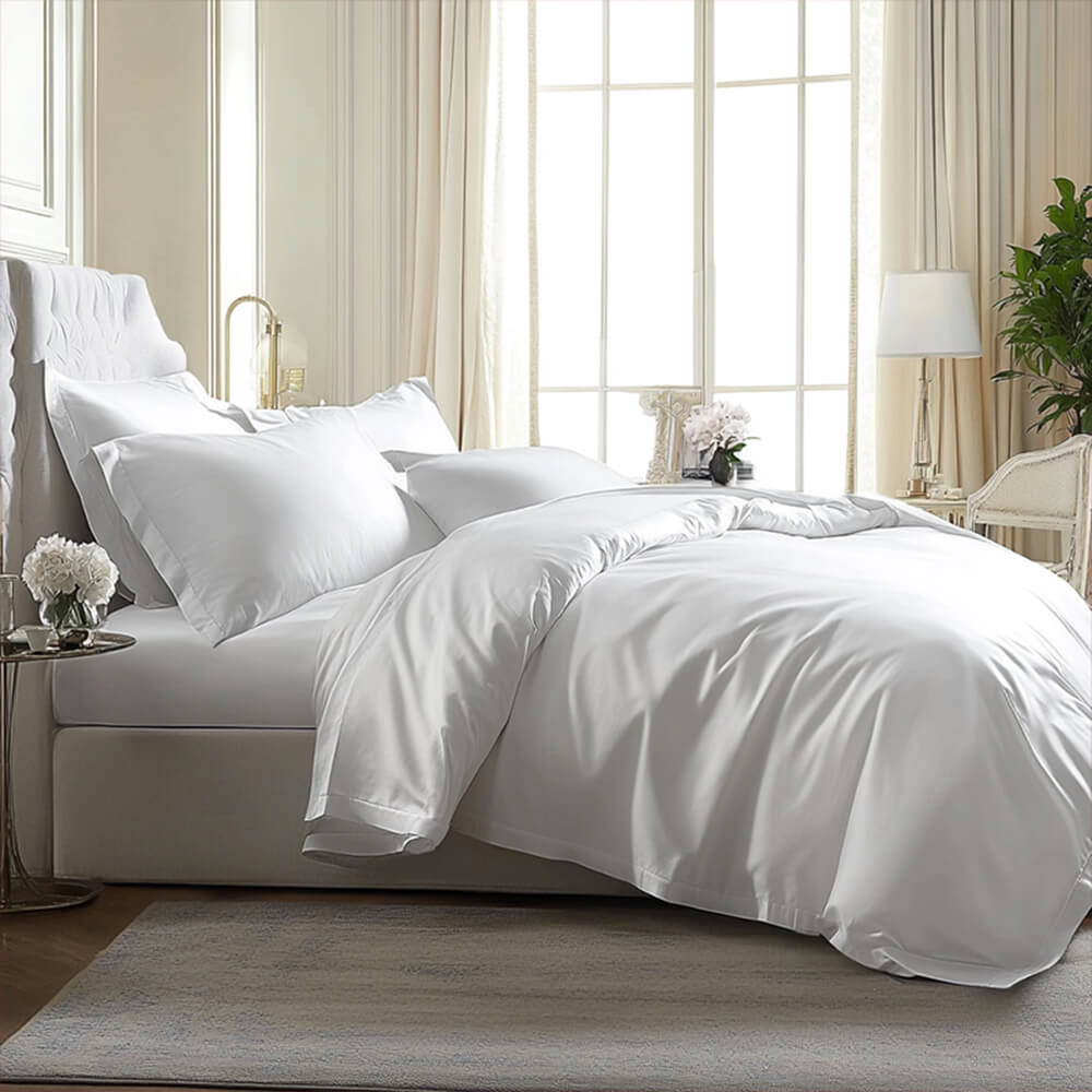 Comfortable Luxury Sateen 100% Bamboo Duvet Cover Bed Sheet Set – Bedding (view 13) | Petix pet supplies for dogs and cats