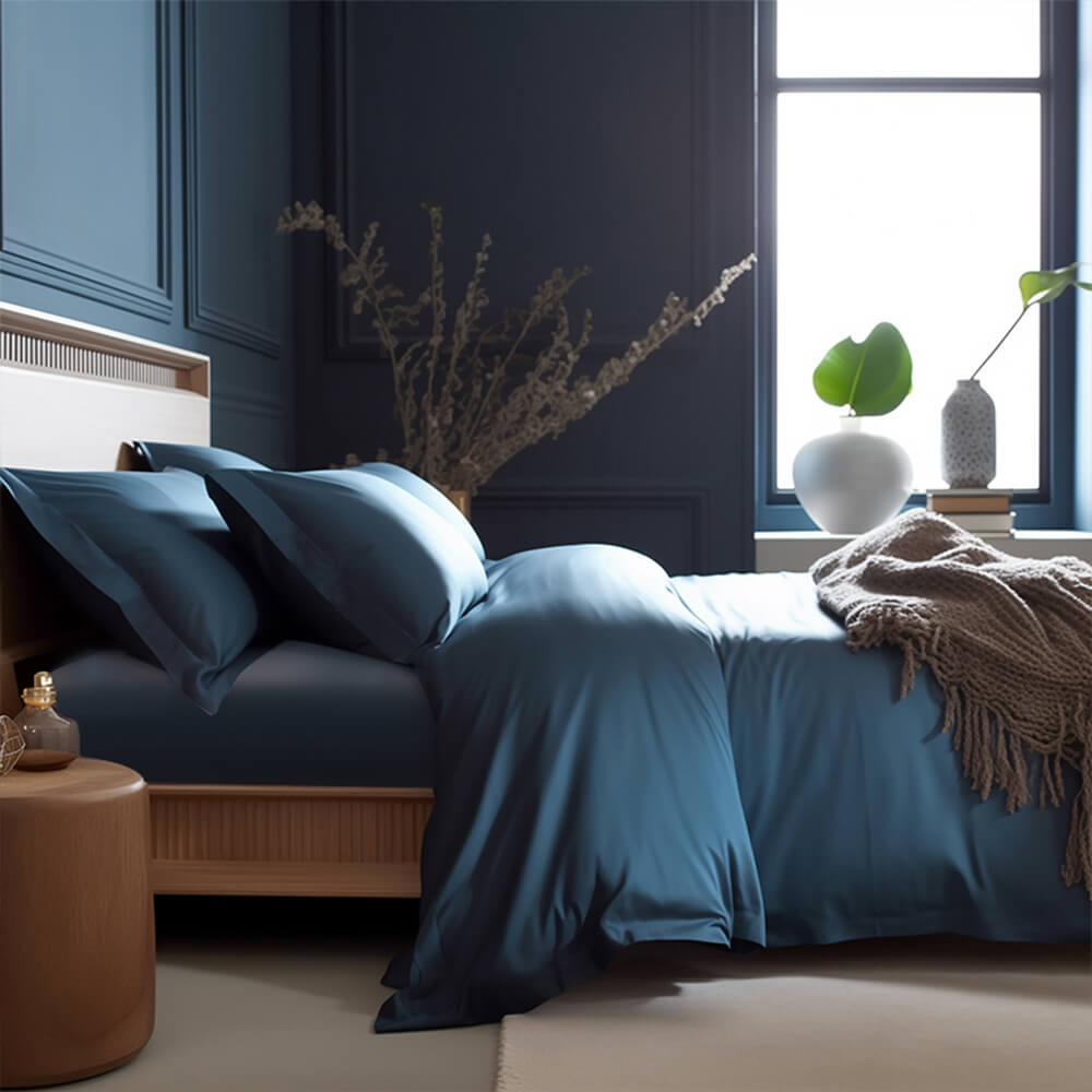 Comfortable Luxury Sateen 100% Bamboo Duvet Cover Bed Sheet Set – Bedding (view 14) | Petix pet supplies for dogs and cats