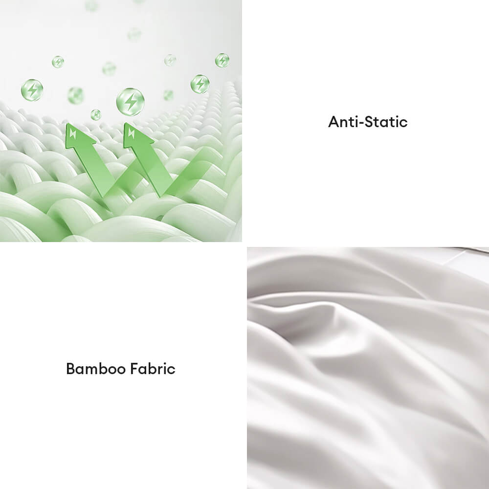 Comfortable Luxury Sateen 100% Bamboo Duvet Cover Bed Sheet Set – Bedding (view 5) | Petix pet supplies for dogs and cats