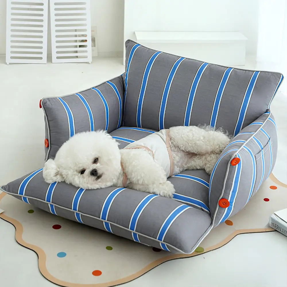 Cotton Comfort Calming Bed Dog Sofa Bed – Dog Beds (view 10) | Petix pet supplies for dogs and cats