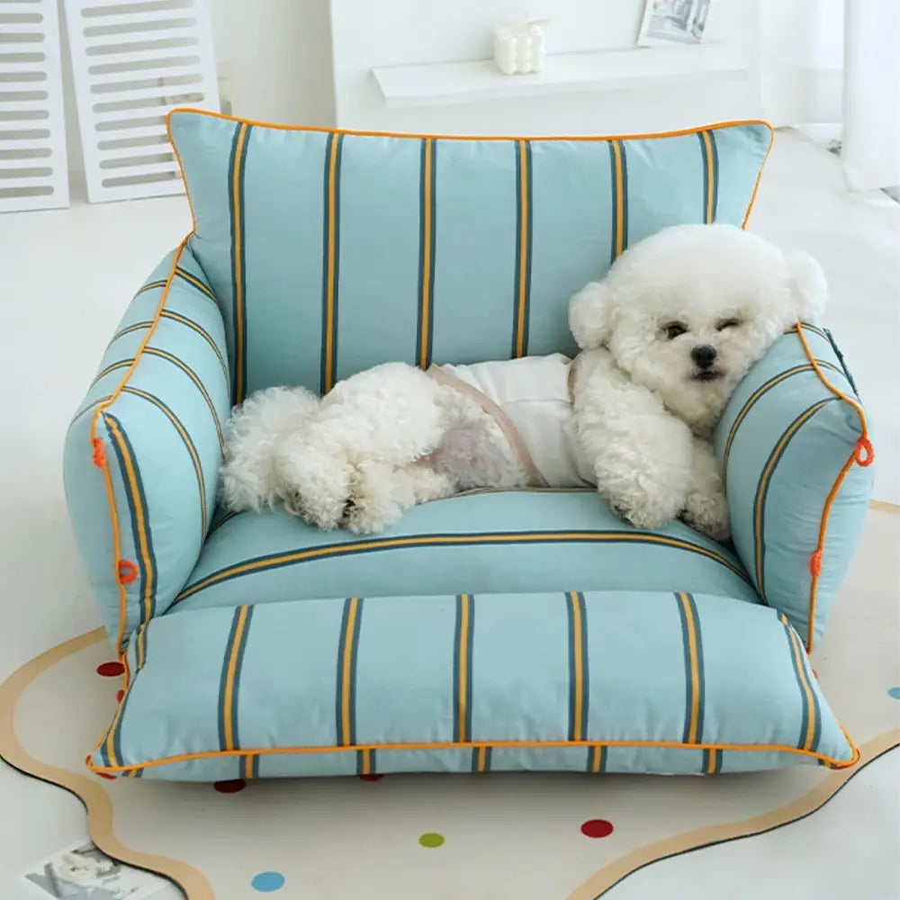 Cotton Comfort Calming Bed Dog Sofa Bed – Dog Beds (view 2) | Petix pet supplies for dogs and cats