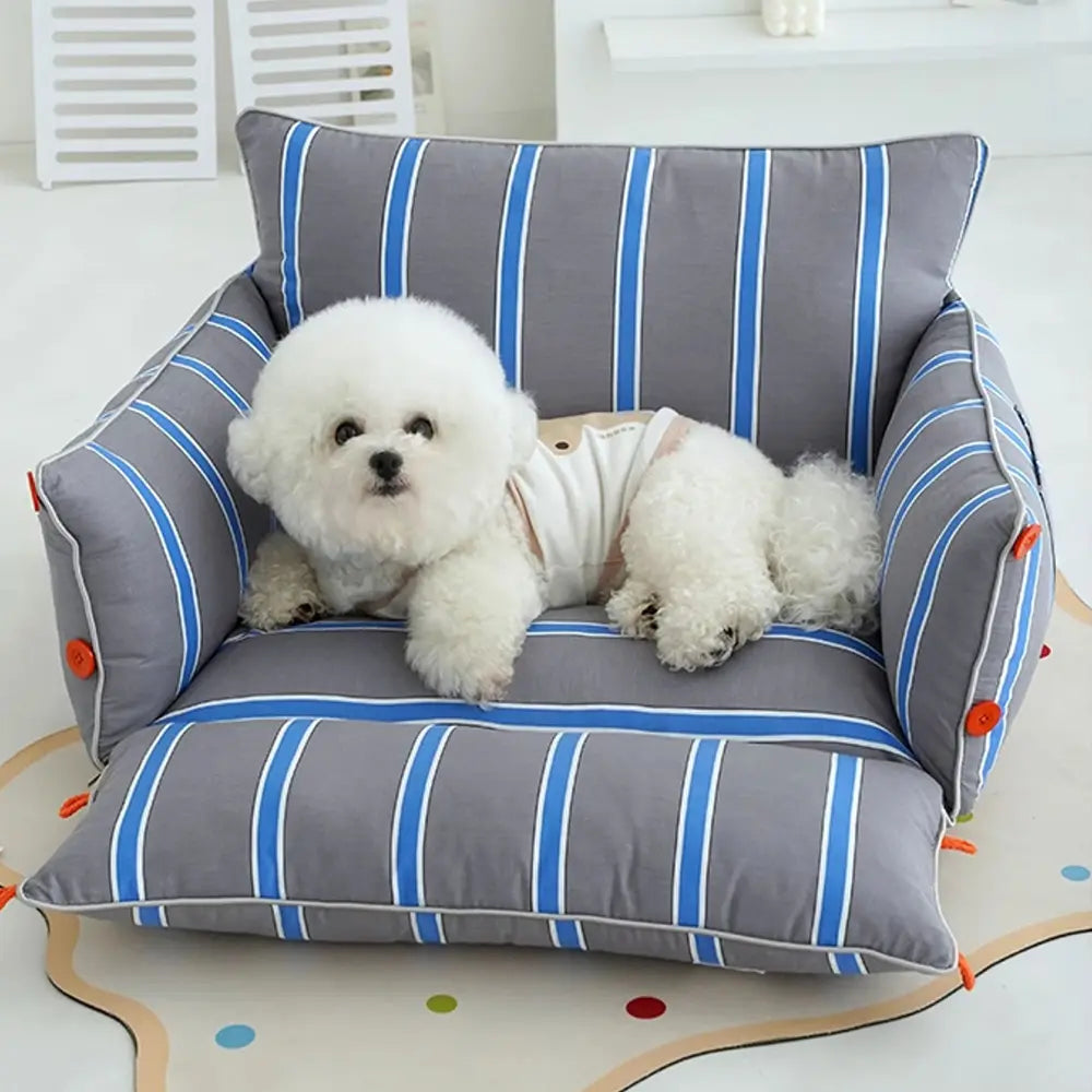 Cotton Comfort Calming Bed Dog Sofa Bed – Dog Beds (view 7) | Petix pet supplies for dogs and cats