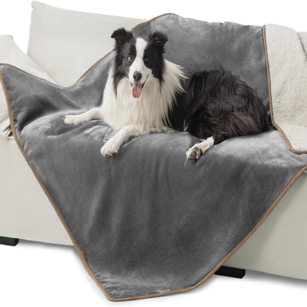 Cozy & Protective Throw Reversible Fleece Pet Blanket – Dog Beds (main) | Petix pet supplies for dogs and cats