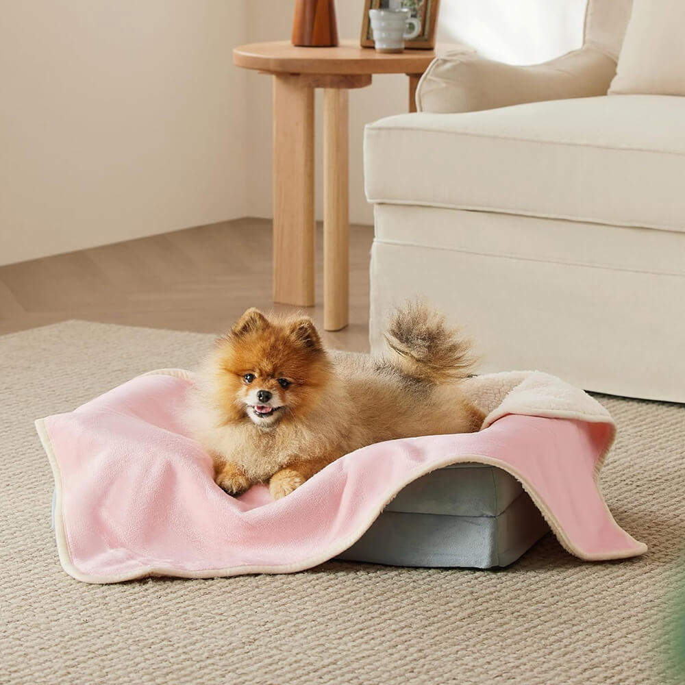Cozy & Protective Throw Reversible Fleece Pet Blanket – Dog Beds (view 11) | Petix pet supplies for dogs and cats