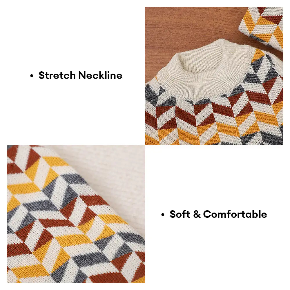 Diamond Striped Dog Sweater For Small Dogs – Dog Apparel (view 6) | Petix pet supplies for dogs and cats