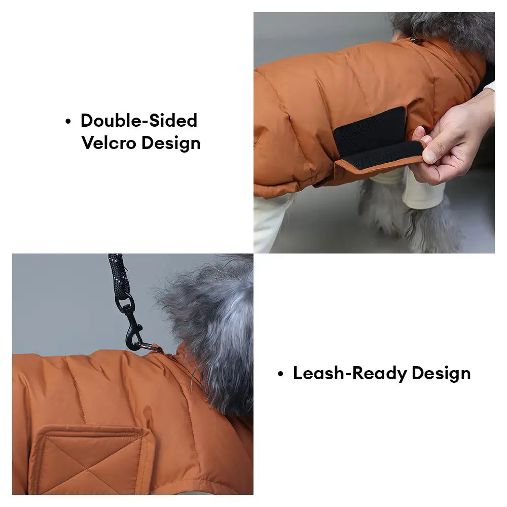 Duck Down Filled Winter Dog Vest Lightweight Warm Dog Coat with Leash Ring – Dog Appar… | Petix pet supplies for dogs and cats