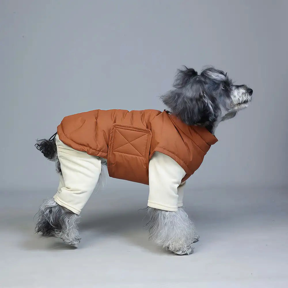 Duck Down Filled Winter Dog Vest Lightweight Warm Dog Coat with Leash Ring – Dog Appar… | Petix pet supplies for dogs and cats