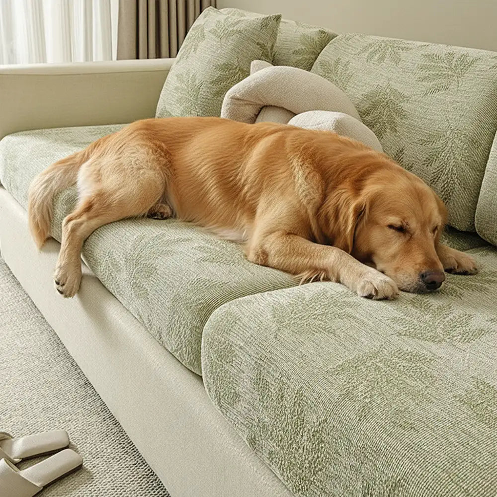 Elastic Chenille All-Season Anti-Scratch Full-Coverage Couch Cover – Couch Cover (view… | Petix pet supplies for dogs and cats