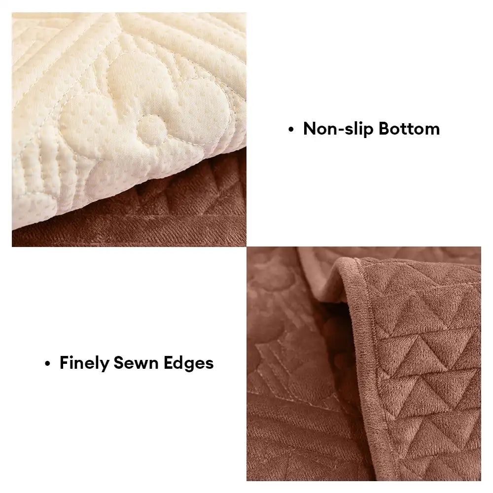 Embossed Geometric Pattern Soft Plush Quilted Non-Slip Couch Cover – Couch Cover (view… | Petix pet supplies for dogs and cats