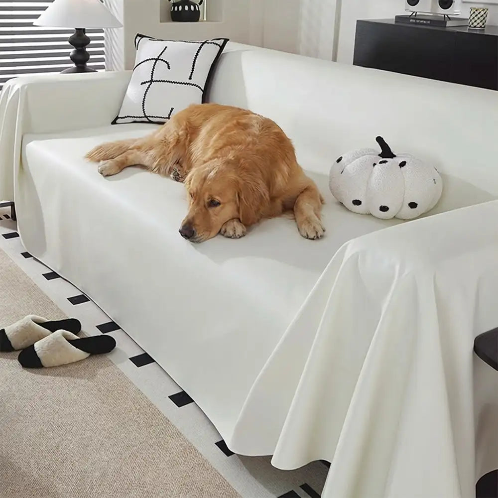 Faux Leather Waterproof Pet Hair-Resistant Sofa Protector Couch Cover – Couch Cover (v… | Petix pet supplies for dogs and cats