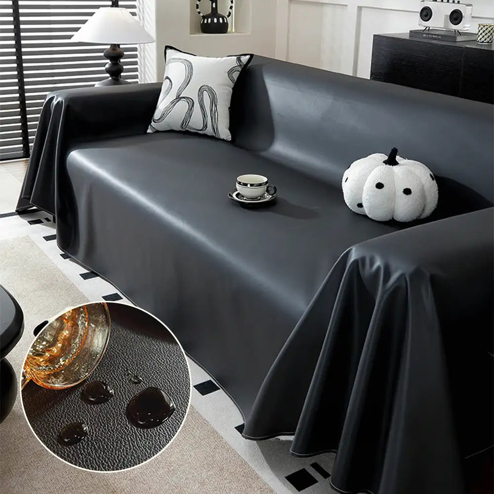Faux Leather Waterproof Pet Hair-Resistant Sofa Protector Couch Cover – Couch Cover (v… | Petix pet supplies for dogs and cats