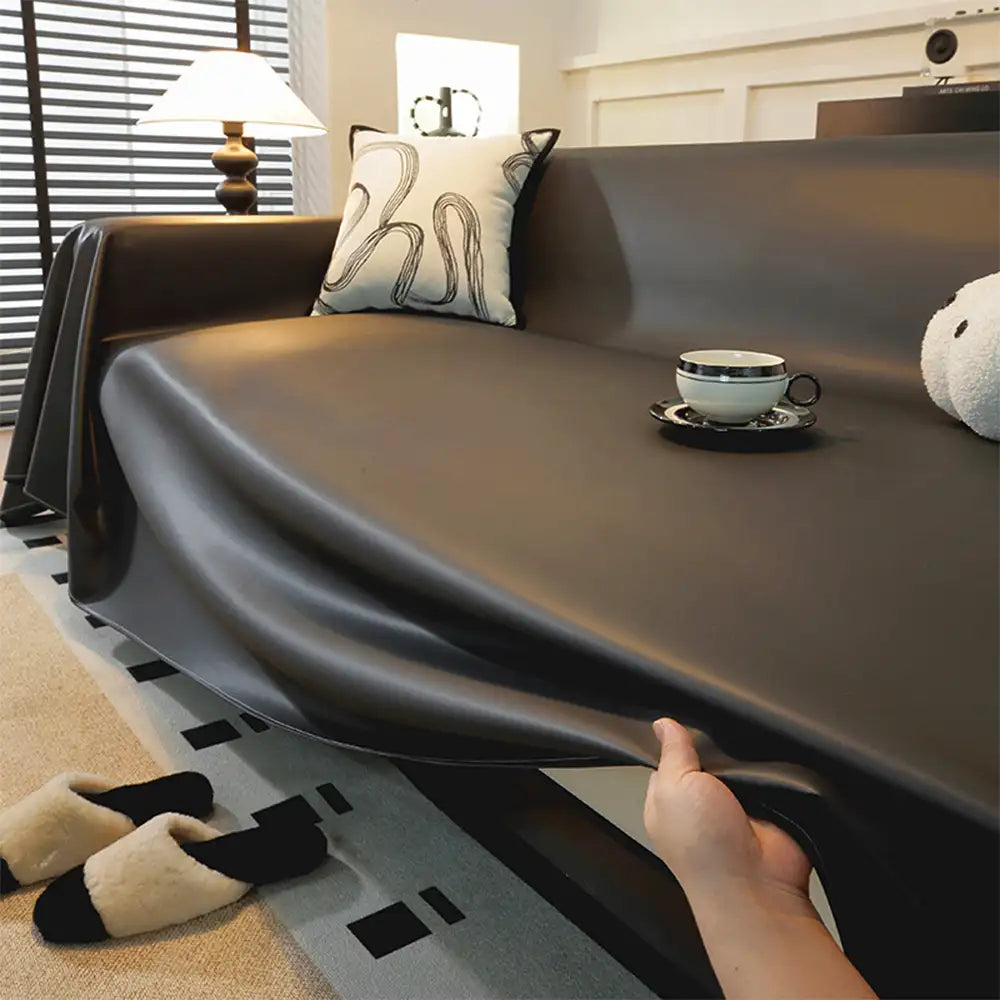 Faux Leather Waterproof Pet Hair-Resistant Sofa Protector Couch Cover – Couch Cover (v… | Petix pet supplies for dogs and cats