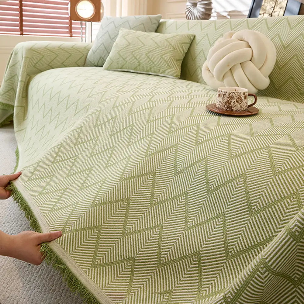 Faux Linen Scratch-Resistant Furniture Protector Sofa Blanket Couch Cover – Couch Cove… | Petix pet supplies for dogs and cats