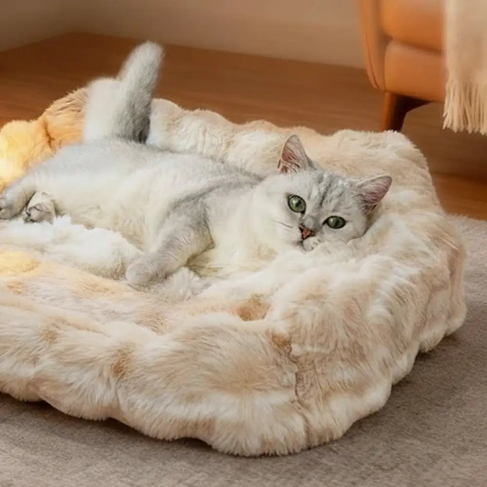 Faux Rabbit Velvet Fluffy Soft Dog And Cat Sofa Bed – Dog Beds (view 3) | Petix pet supplies for dogs and cats