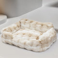 Faux Rabbit Velvet Fluffy Soft Dog And Cat Sofa Bed – Dog Beds (view 9) | Petix pet supplies for dogs and cats