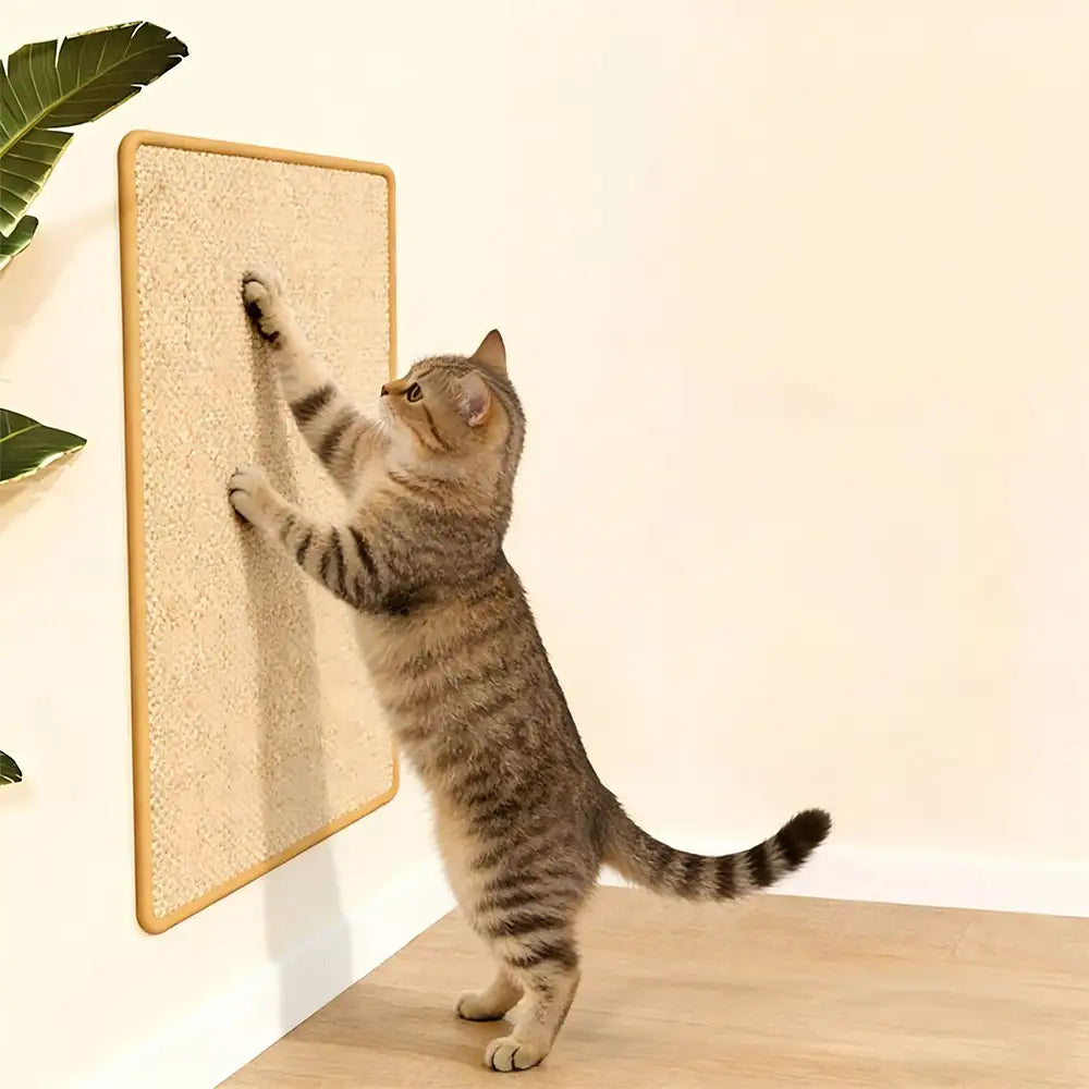 Faux Sisal Cat Scratcher Mat Sofa Protector with Velcro Tape – Scratching Post (view 1… | Petix pet supplies for dogs and cats