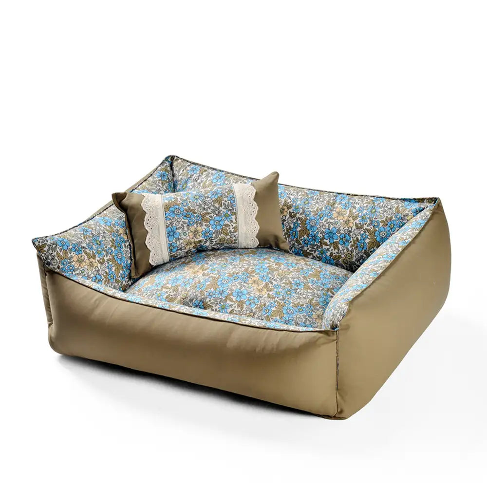 Floral Pattern Anti Static Washable All Season Dog Bed – Dog Beds (view 10) | Petix pet supplies for dogs and cats