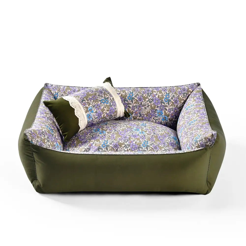 Floral Pattern Anti Static Washable All Season Dog Bed – Dog Beds (view 12) | Petix pet supplies for dogs and cats