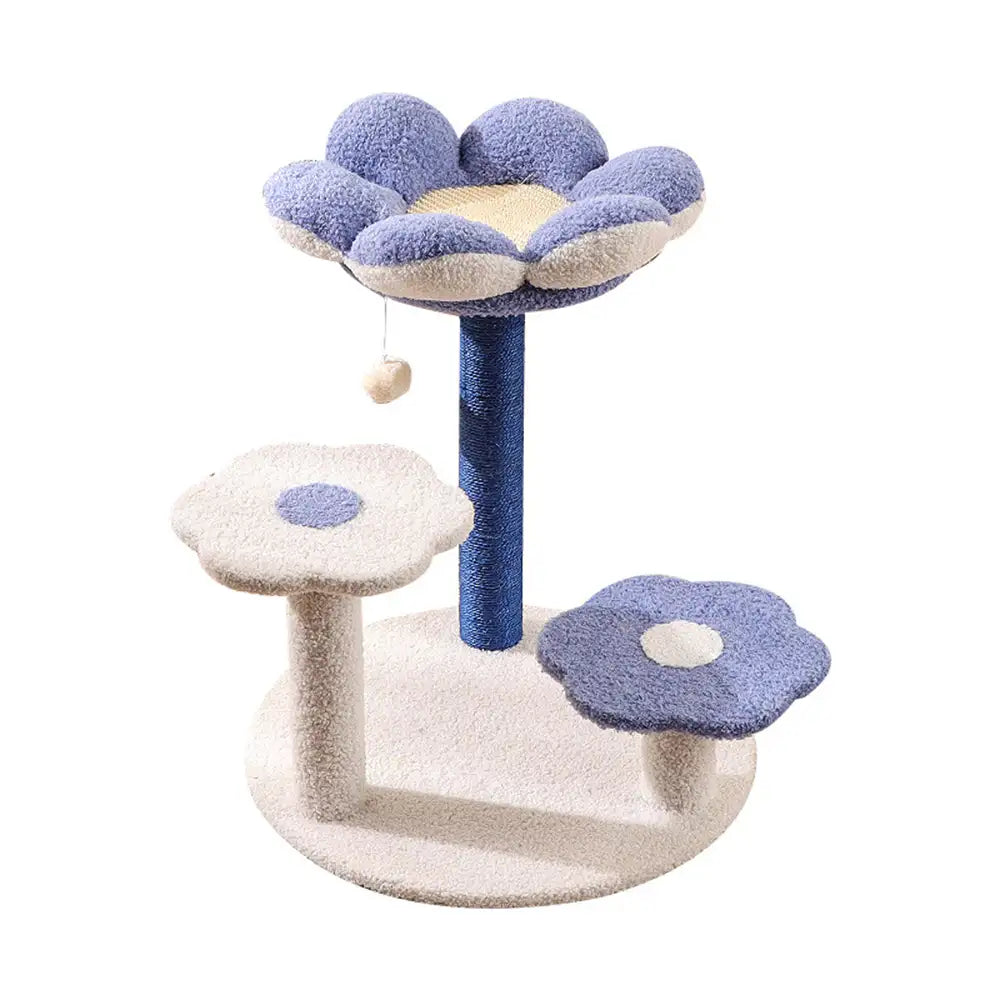 Flower Multi-Level Sisal Scratching Post Cat Tree – Cat Tree (view 9) | Petix pet supplies for dogs and cats