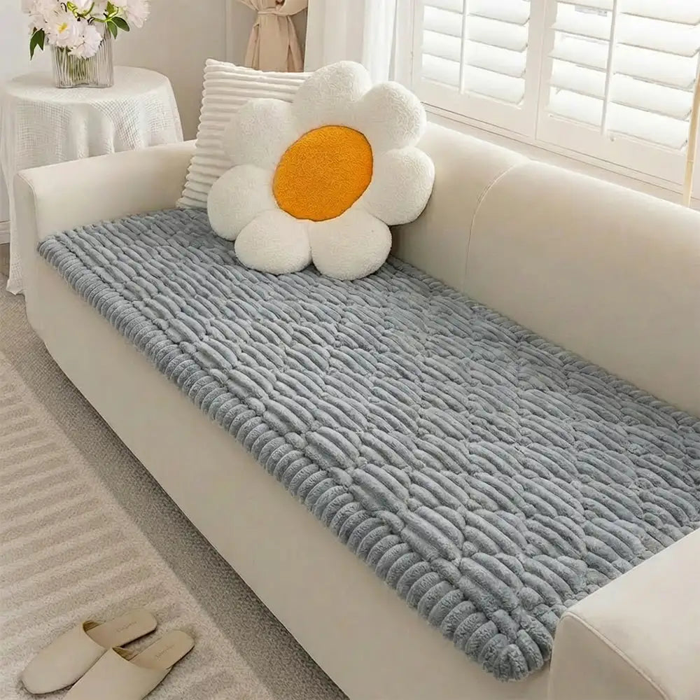 Fluffy Fuzzy Pet-Friendly Sofa Protector Washable Couch Cover Pet Mat – Couch Cover (m… | Petix pet supplies for dogs and cats