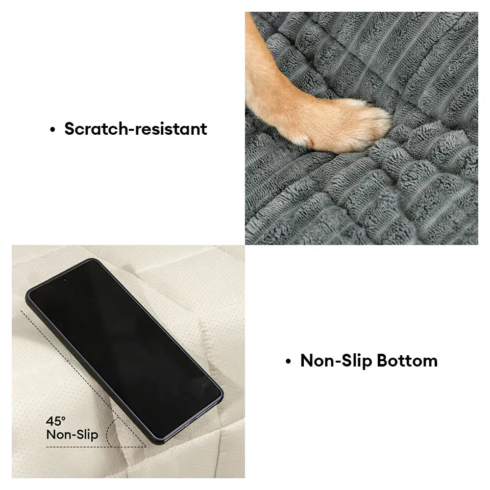 Fluffy Fuzzy Pet-Friendly Sofa Protector Washable Couch Cover Pet Mat – Couch Cover (v… | Petix pet supplies for dogs and cats