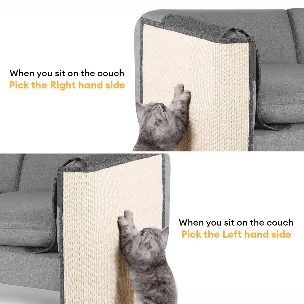 Fully Wrapped Cat Scratcher Mat Faux Sisal Sofa Armrest Protection for Cats – Scratchi… | Petix pet supplies for dogs and cats